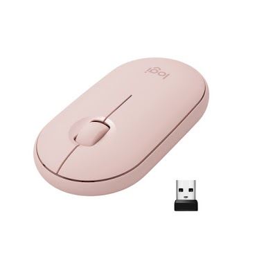 LOGITECH Souris PC  M350 PEBBLE Rose