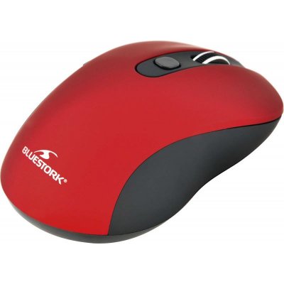 BLUESTORK Souris sans fil - 2,4 ghz - bouttons - rouge