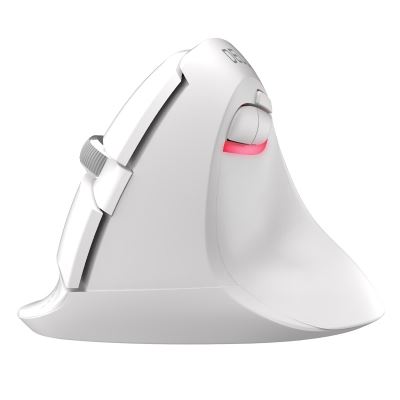 DELUX Souris Sans Fil 2.4GHZ OPT 6 Boutons 1600 Dpi avec Led rouge M618-MINI-GX-WHITE  