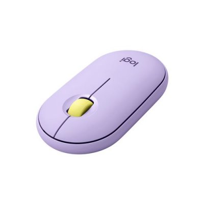 LOGITECH Souris sans fil Bluetooth  Pebble M350 Lavender Lemonade 