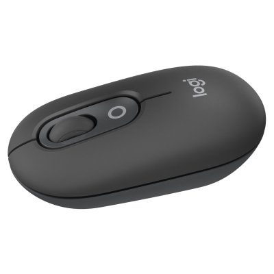 LOGITECH Souris sans fil  Pop Mouse avec &eacute;mojis personnalisables Bluetooth Graphite 