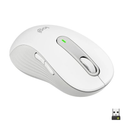 LOGITECH Souris sans fil  Signature M650 L Left Blanche
