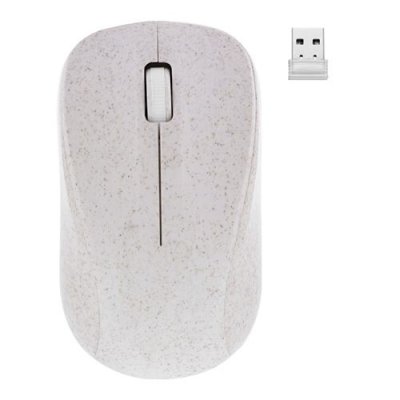 TNB Souris sans fil rechargeable  ECO en bio plastique - USB - Gris