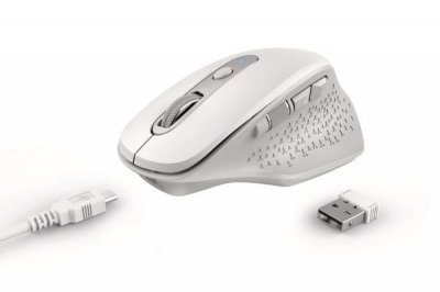 TRUST Souris sans fil Wifi  Ozaa Blanc 