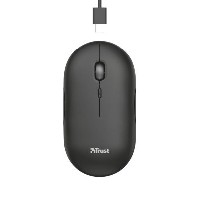 TRUST Souris sans fil Wifi  Puck Noir 