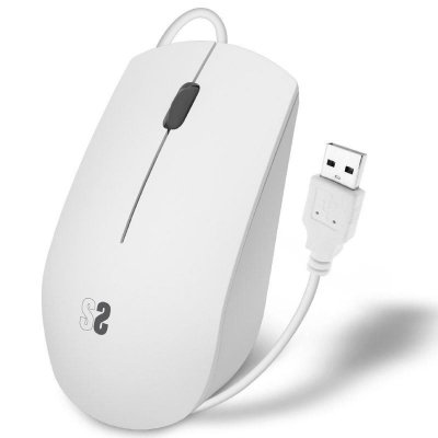 SUBBLIM Souris silencieuse  Business- Jusqu'&agrave; 1200 DPI - Blanc