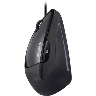 PERIXX Souris USB optique  Perimice-513L ergonomique noir