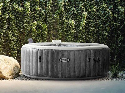 INTEX Spa gonflable PureSpa Baltik rond Bulles 6 places - 