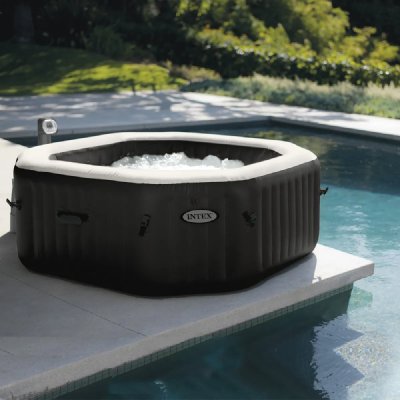 INTEX Spa gonflable PureSpa octogonal Bulles et Jets 4 places - 