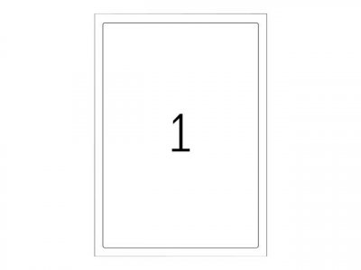HERMA Special - Auto-adh&eacute;sif - blanc - 190 x 275 mm 25 unit&eacute;s (25 feuille(s) x 1) papier