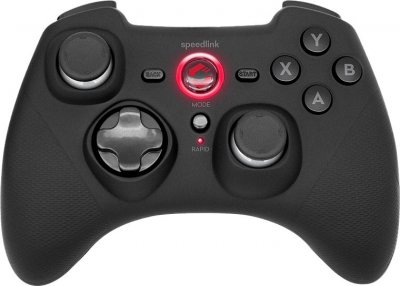 SPEEDLINK  - Manette Raid - Sans fil - Pour PC/PS3/Switch/OLED - Noir