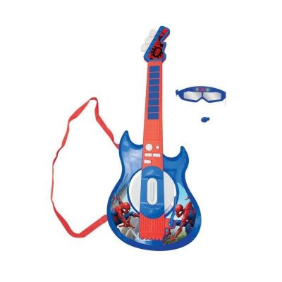 LEXIBOOK SPIDER-MAN - Guitare Electronique Lumineuse avec lunettes equipees dun micro