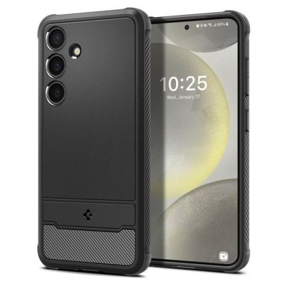 SPIGEN  Coque Rugged Armor Samsung Galaxy S24 - Matte Black