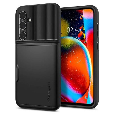 SPIGEN  Coque Slim Armor CS Samsung Galaxy S23 FE - Noir