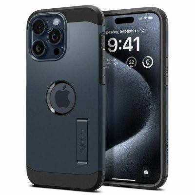  Spigen Coque Tough Armor MagSafe iPhone 15 Pro Max - Metal Slate