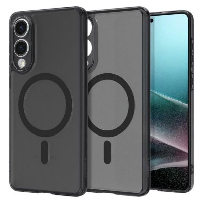 SPIGEN  Coque Ultra Hybrid MagSafe Samsung Galaxy S25 Edge - Frost Black