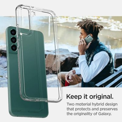 SPIGEN  Coque Ultra Hybrid Samsung Galaxy S22 - Transparent