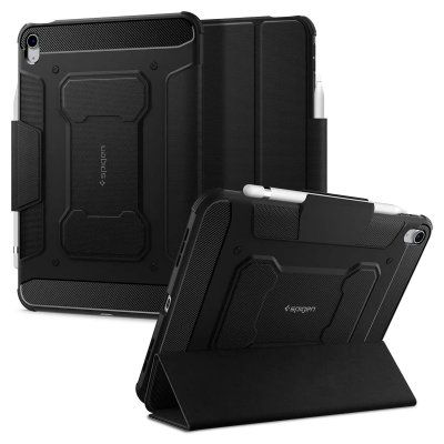 SPIGEN  &Eacute;tui &agrave; rabat Rugged Armor Pro iPad 10.9 (2022) - Noir