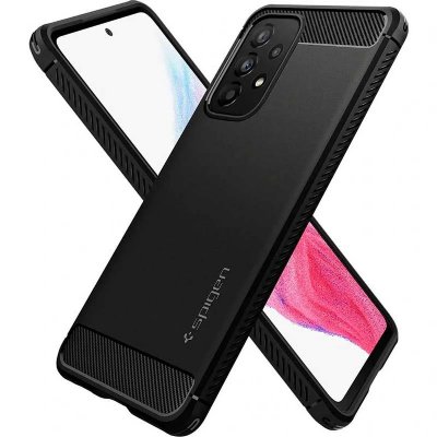 SPIGEN  Rugged Armor Coque Compatible avec Samsung Galaxy A53 5G - Noir