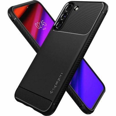 SPIGEN  Rugged Armor Coque Compatible avec Samsung Galaxy S22 5G - Noir