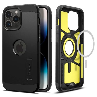 SPIGEN  Tough Armor Magfit Coque pour iPhone 14 Pro Max MagSafe - Noir
