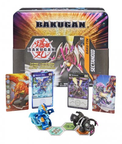 Spin Master Bakugan Baku-Tin Premium bo&icirc;te Collector - Sectanoid