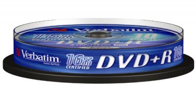 VERBATIM Spindle de 10 DVD+R 4,7GB 16x 