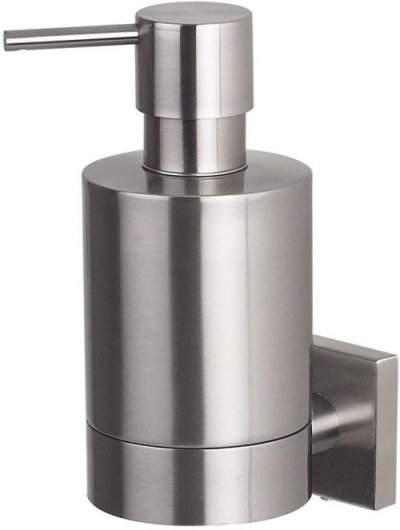 SPIRELLA  Distributeur de savon &agrave; fixer Acier inoxydable chrom&eacute; NYO Gris