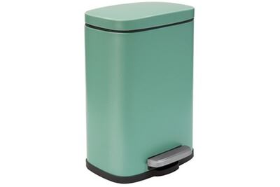 SPIRELLA  Poubelle &agrave; p&eacute;dale Acier AKIRA 5L Gris Mat