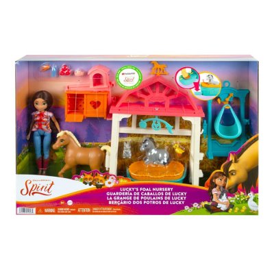 MATTEL Spirit - coffret nurserie de lucky - poup&eacute;e MATHCH37HCH37