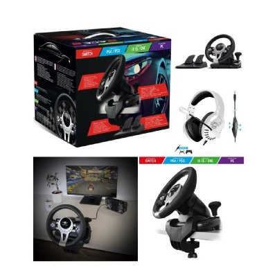 SPIRIT OF GAMER  Volant et p&eacute;dales PRO Race
