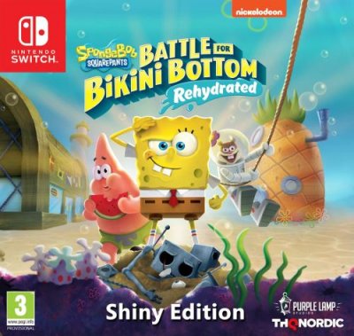 THQ NORDIC SpongeBob SquarePants Battle for Bikini Bottom Rehydrated Shiny Edition Nintendo Switch 