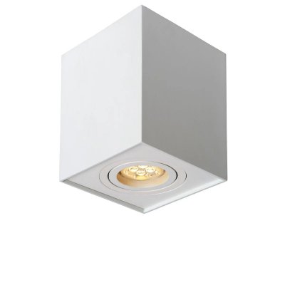 LUCIDE Spot apparent tube carr&eacute; blanc LP-35207893