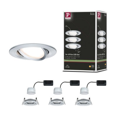 PAULMANN Spot encastrable  Nova 93451 LED Puissance: 19.5 W blanc chaud