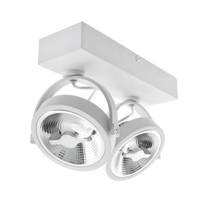 TECHBREY Spot LED Cree en Saillie Orientable AR111 30W Dimmable Blanc Blanc Chaud 3000K