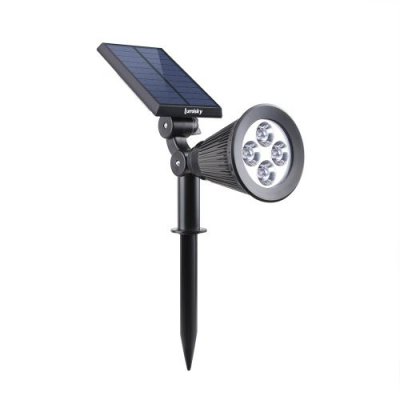 LUMISKY Spot solaire projecteur 2 en 1 spiky W34 Noir Plastique 100LM - Noir