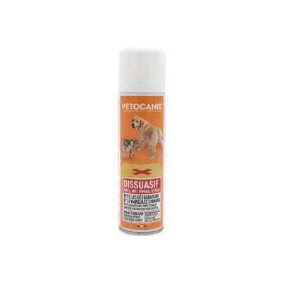 VETOCANIS Spray Dissuasif Int&eacute;rieur/ext&eacute;rieur  - La Bombe De 250 Ml