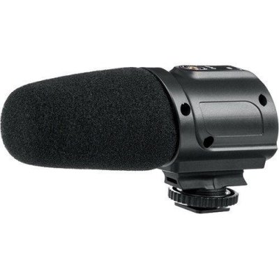 SARAMONIC SR-PMIC3 Microphone d'enregistrement avec Suspension int&eacute;gr&eacute;e pour DSLR/Cam&eacute;scope Noir