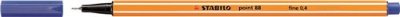 STABILO  37545 Stylo-feutres pointe 88 &eacute;criture fine 0.4 mm Bleu