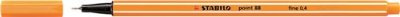 STABILO  Stylo Feutre Point 88 Orange, Pointe Fine 88/54