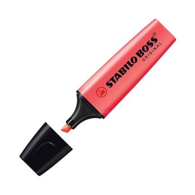 STABILO  Surligneur original BOSS 70/40, stylo simple, rouge