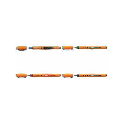 STABILO  Worker Bo&icirc;te de 10 Rollers &agrave; encre liquide 0,3 mm Vert