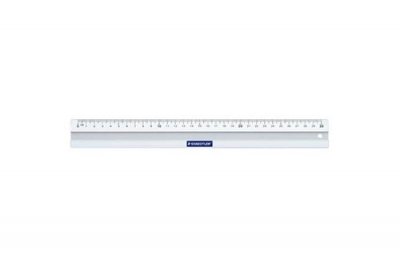 STAEDTLER  R&egrave;gle en m&eacute;tal, en aluminium, 500 mm - Lot de 2