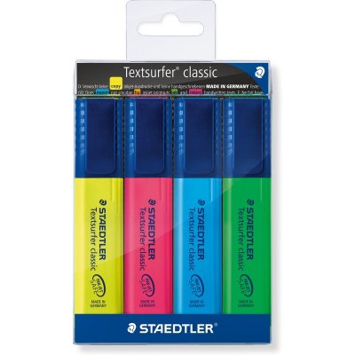STAEDTLER  Surligneur 'Textsurfer Classic', &eacute;tui de 4