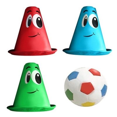 STAMP  ensemble de football mousse 4 pi&egrave;ces