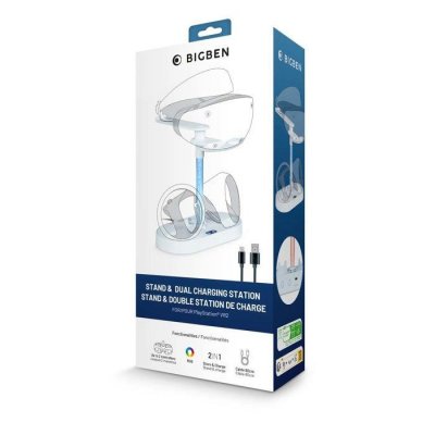FIB RMS BE Stand Et Station De Charge Pour Casque Et Manettes Playstation Vr2