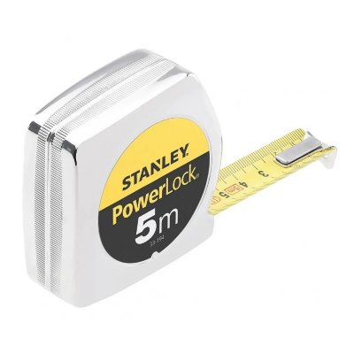 STANLEY  MESURE POWERLOCK CLASSIC ABS, M&egrave;tre &agrave; ruban