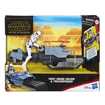 STAR WARS  - figurine 12cm et v&eacute;hicule