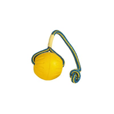 DIFAC Starmark - Swing & Fling Durafoam Fetch Ball-Jaune Large - SMFFBRL