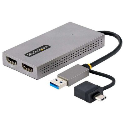 STARTECH.COM Startech 107b Usb-a To Hdmi Adapter Argent&eacute;